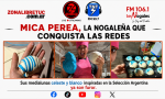 MICA PEREA, LA NOGALEÑA QUE INVENTÓ LAS MEDIALUNAS DEL MUNDIAL Y HACE FUROR