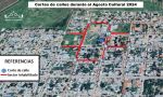 Cortes de calles en el Agosto Cultural