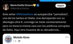 La diputada Orozco sigue apuntando al periodismo: Ahora contra Moisés Koss