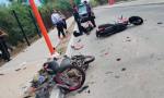 Grave accidente entre dos motos sobre Avenida Núñez del Prado.