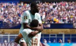 Dembélé firmó un triplete y Francia ganó el Grupo I con puntaje perfecto.
