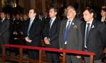 El gobernador Gerardo Zamora estuvo presente en el Tedeum de Catedral Basílica.