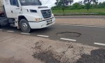 La ruta 16 cada vez más deteriorada.