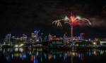 En Nueva Zelanda ya es 2025: el espectacular show de fuegos artificiales