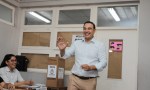 El gobernador Valdés votó y expresó que sus expectativas "son buenas".
