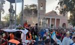Miles y miles de fieles celebran la fiesta grande en honor al Señor de los Milagros de Mailín.