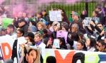 El grito de justicia se alzó en todo el país por el triple femicidio de Florencio Varela.