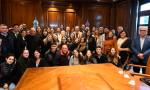 El jefe de Gabinete recibió a 32 estudiantes de medicina que realizarán sus prácticas en la provincia.