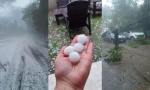Histórica tormenta en Santa Fe: el granizo cubrió las calles como nieve y hubo vientos de 110 km/h.