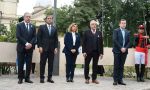 El gobernador Zamora presidió el acto central por el Día de la Independencia en plaza Libertad.
