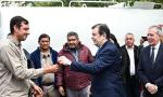 El gobernador Gerardo Zamora entregó 15 camiones tanque a Recursos Hídricos.