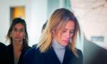 Julieta Prandi pidió custodia policial por temor a cruzarse con su ex y se fue de Tribunales en un patrullero.