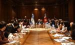 Gerardo Zamora recibió a la delegación del Instituto Universitario CIAS.