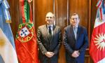 El gobernador Zamora recibió en Casa de Gobierno al embajador de Portugal en Argentina.