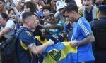 Locura por Boca en Santiago: el Xeneize llegó a la "Madre de Ciudades" para enfrentar a Central Córdoba.