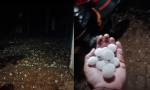 Fuerte granizada sorprendió a Loreto y sus alrededores.