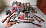 Hallaron un arsenal y artefactos nazi mientras buscaban un rifle de aire comprimido