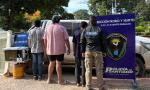 Allanamientos en Monte Quemado: tres detenidos y secuestro de una camioneta.