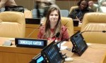 La argentina Dominique Kantor, oradora en la ONU y organizadora del Congreso Mundial.