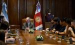 Elías Suárez recibió a jóvenes dirigentes de todo el país en Casa de Gobierno.