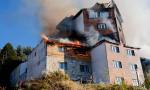 De premiado internacional a cenizas: así quedó el histórico hotel Huemul de Bariloche.