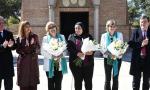 El gobernador visitó el Parque del Encuentro junto a mujeres activistas por la paz israelíes y palestinas.