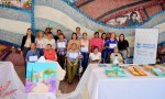 Exitosa exposición de arte de las abuelas del asilo Nuestra Señora del Rosario