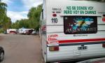 Motorhomes, casas rodantes y campers copan el Parque Acuático en Rosario de la Frontera