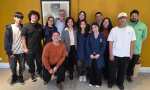 El intendente municipal, Claudio Larraza, recibió al grupo de estudiantes de la E.P.E.T. N° 10, que desarrollan el proyecto Synapse para participar en el “Desafío ECO YPF 2025”