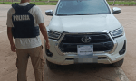 Investigadores recuperaron una camioneta con pedido de secuestro en Las Lajitas