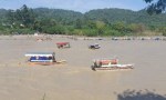 Difícil cruzar a Bolivia: suspenden las chalanas por la crecida del río Bermejo