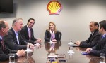 Gutiérrez se reunió con las máximas autoridades de Shell