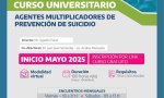 ESTÁN ABIERTAS LAS INSCRIPCIONES PARA EL CURSO UNIVERSITARIO "AGENTES MULTIPLICADORES DE PREVENCIÓN DEL SUICIDIO"