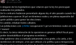 El Frente contra las jubilaciones