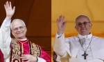 Ritos y símbolos de dos papas americanos