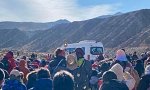 Un extraño fenómeno sorprendió a peregrinos de la Puna entre los cerros