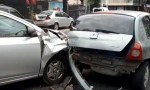 Choque en cadena en Salta: una mujer herida y un conductor huyó del lugar