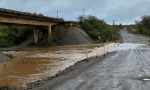 Misiones: Por seguridad, cortaron el tránsito en el puente provisorio sobre el Tabay en RP7