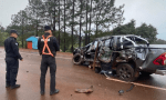 Misiones – Fracrán: Siniestro vial sobre RN14 entre camión y camioneta, dejó 2 personas heridas