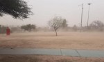 Tormenta de Santa Rosa: Vientos con polvo en suspensión sin lluvia.
