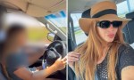 Polémica por el video de la hija de 12 años de El Polaco y Valeria Aquino conduciendo un auto en la ruta.