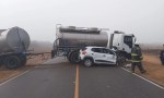 Accidente fatal en Córdoba: una mujer murió tras chocar contra un camión.