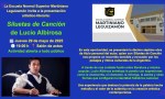 Invitación a la presentación artístico-literaria “Siluetas de Canción” de Lucio Albirosa