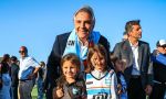 Un hito deportivo para Laboulaye: Llaryora inauguró una cancha de hockey sintético
