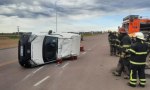 ACCIDENTE CERCA DE LUIGGI - CHOCARON A UN COMISIONISTA DE REALICO