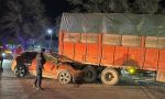 Un vehículo se incrustó en el acoplado de un camión en Ruta 158