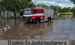 INSÓLITO Y PREOCUPANTE: INSULTARON A LOS BOMBEROS DE JOVITA QUE TRABAJARON EN SECTORES ANEGADOS 