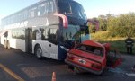 Dos muertos por el choque de un auto con un colectivo en Ruta A005