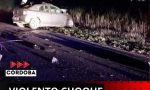 VIOLENTO CHOQUE FRONTAL EN LA CARLOTA: HAY UN MUERTO Y UN HERIDO GRAVE