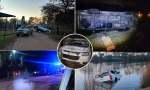 IMPACTANTE VUELCO EN EL LAGO PARQUE DE LABOULAYE